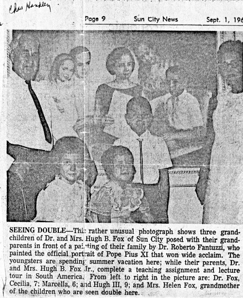 Fox Family-Dr. Roberto Fantuzzi Portrait-Sun City News