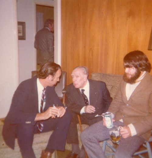 Hugh Fox III and Luis Borges