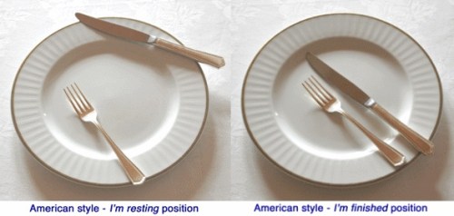 Continental versus American Table Manners 2