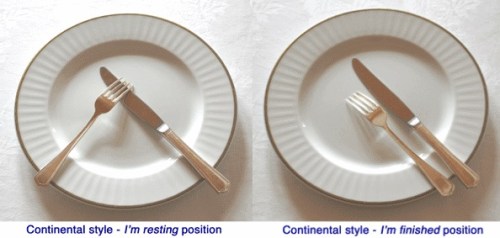 Continental versus American Table Manners 3