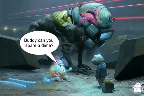 Funny Fantasies 4 Buddy can you spare a dime