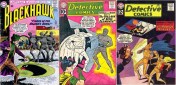 Element Transformation, Element Transformations Collage Key, Blackhawk #182, Stone Blackhawks, Detective Comics #294, Calcium Batman, Detective Comics #302, Bronze Batman 