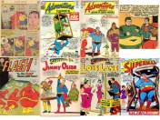 Fat Transformations, Fat Collage Key, Action Comics #383, Fat Supergirl, Adventure #298, Fat Lang Lang, Fat Superboy, Adventure #330, Fat Superboy, Adventure #345, Fat Matter Eater Lad, Flash #115, Fat Flash, Jimmy Olsen #49, Fat Jimmy Olsen, Lois Lane #5, Fat Lois Lane, Superman #221, Fat Superman 