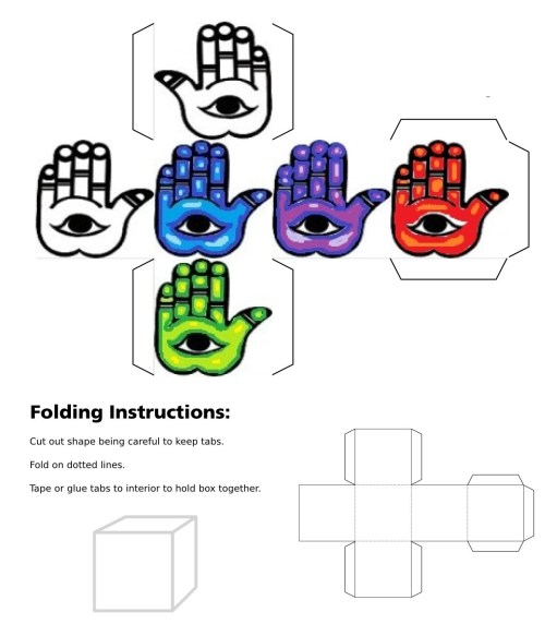 3D cube, dice, Eye of Fatima, Left Eye of Fatima, Blue Eye of Fatima, Green Eye of Fatima, Purple Eye of Fatima, Red Eye of Fatima, Hamsa, Blue Hamsa, Green Hamsa, Purple Hamsa, Red Hamsa