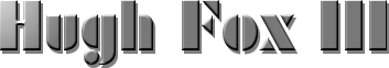 Hugh Fox III - Gradient Bevel