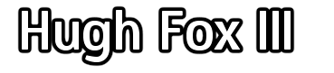 Hugh Fox III - Outline White