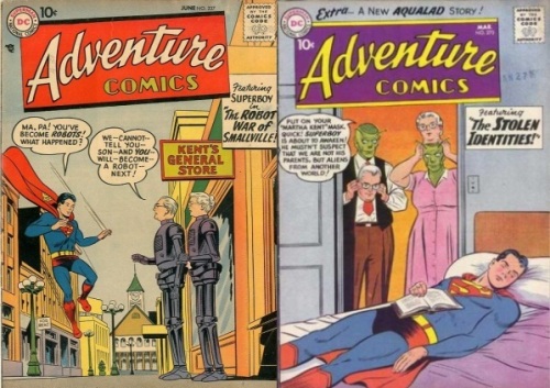 Ma and Pa Kent Transformations, Adventure Comics #237, Robot Ma & Pa Kent, Adventure Comics #270, Ma and Pa Kent Aliens