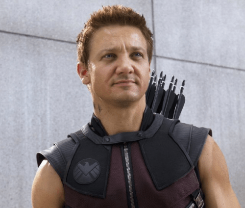 6) Jeremy Renner as Clint Barton Hawkeye