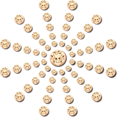 cube, 3d cube, lucky dice, luck symbols, Sepia Eye of Fatima, Sepia Eye of Providence, Sepia Four Leaf Clover, Sepia Horseshoe, Sepia Maneki Neko