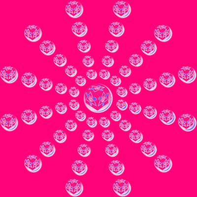 cube, 3d cube, lucky dice, luck symbols, Tritone Eye of Fatima, Tritone Eye of Providence, Tritone Four Leaf Clover, Tritone Horseshoe, Tritone Maneki Neko