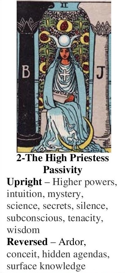 2-Tarot-The High Priestess-Annotated
