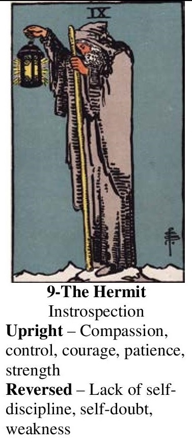 9-Tarot-The Hermit-Annotated