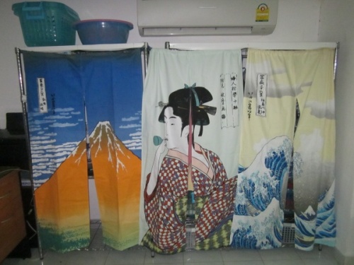 5After Ukiyo-e Noren Curtains