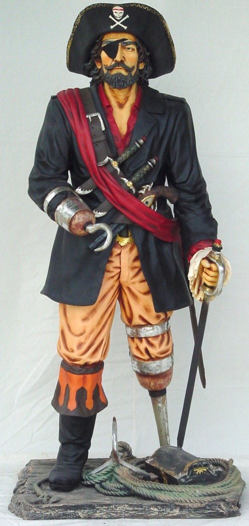Pirate hook and peg leg