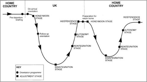 Culture Shock W-Curve