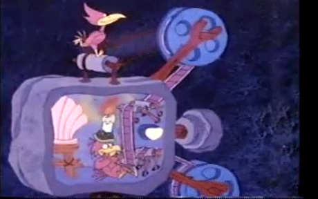 11 Bird-powered Film Projector