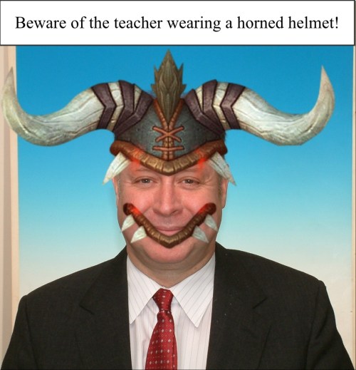 Hugh Fox Horned Helmet