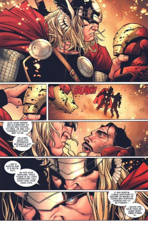 Iron Man versus Thor