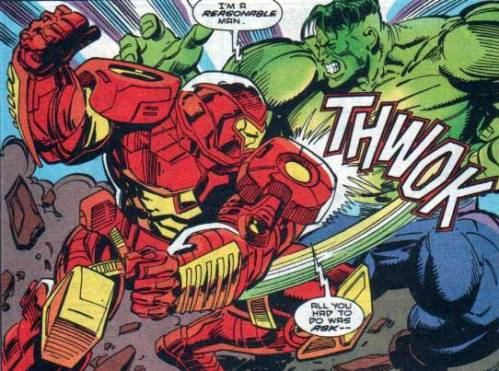 Iron Man versus Hulk