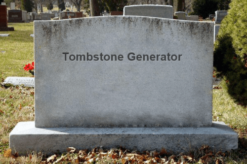 Tombstone Generator