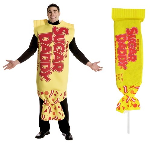 Sugar Daddy Costume and Candy Bar