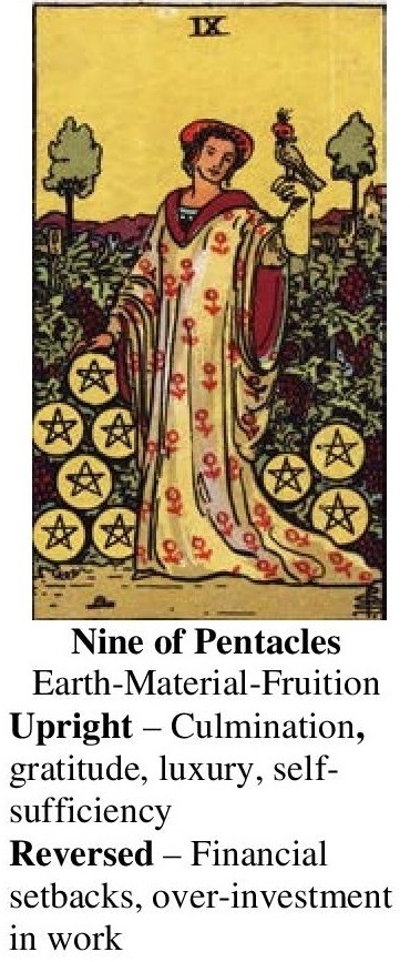 44-Tarot-Nine of Pentacles-Annotated