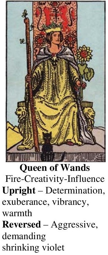 76-Tarot-Queen of Wands-Annotated
