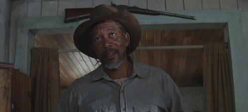 3) Morgan Freeman is Ned Logan