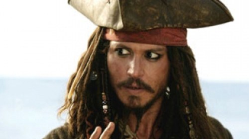 1) Johnny Depp as Captain Jack Sparrow