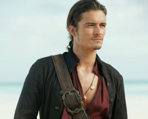 3) Describe Orlando Bloom as Will Turner