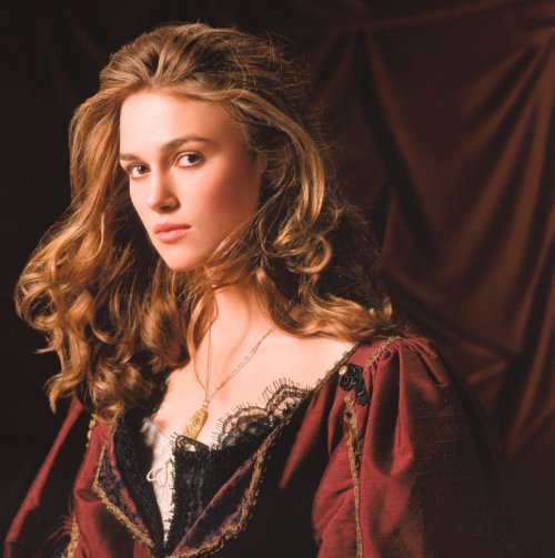 4) Describe Keira Knightley as Elizabeth Swann.