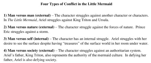 Four Types of Conflict in The Little Mermaid