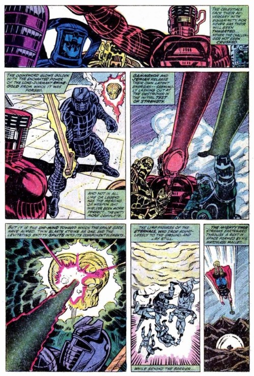 Comic Book Merged Humans - Uni-Mind vs Celestials - Thor #300 - Page 25