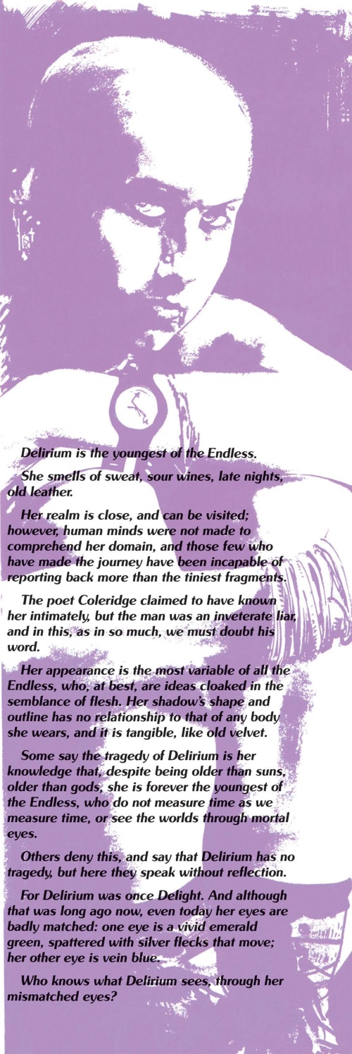 DC Abstract Entities-Delirium-The Sandman-Season Of Mists V4 (Vertigo)