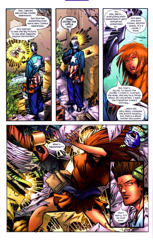 Marvel Abstract Entities-Eulogy-Captain Marvel V4 #25 (2004) - Page 14