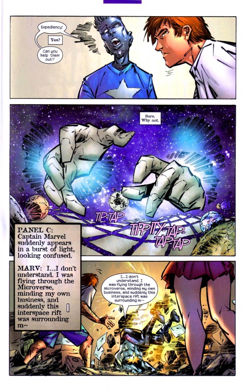 Marvel Abstract Entities-Expediency-Captain Marvel V4 #25 (2004) - Page 17
