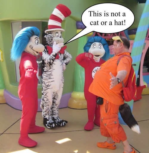 Orange Werefox Meets the Cat in the Hat 1